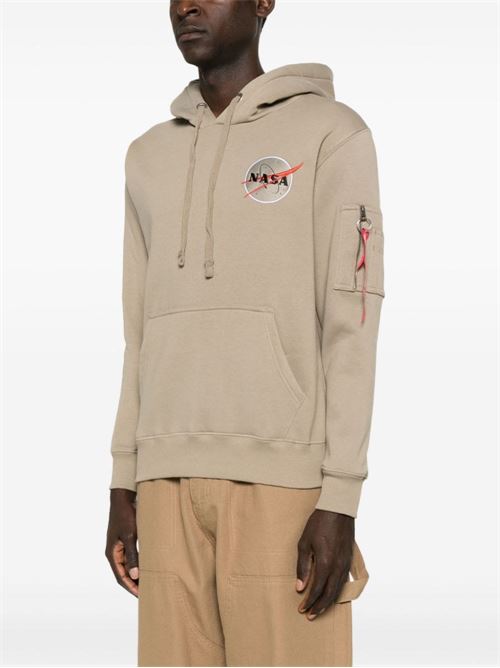 Felpa uomo con cappuccio Alpha Industries | 146339AI679